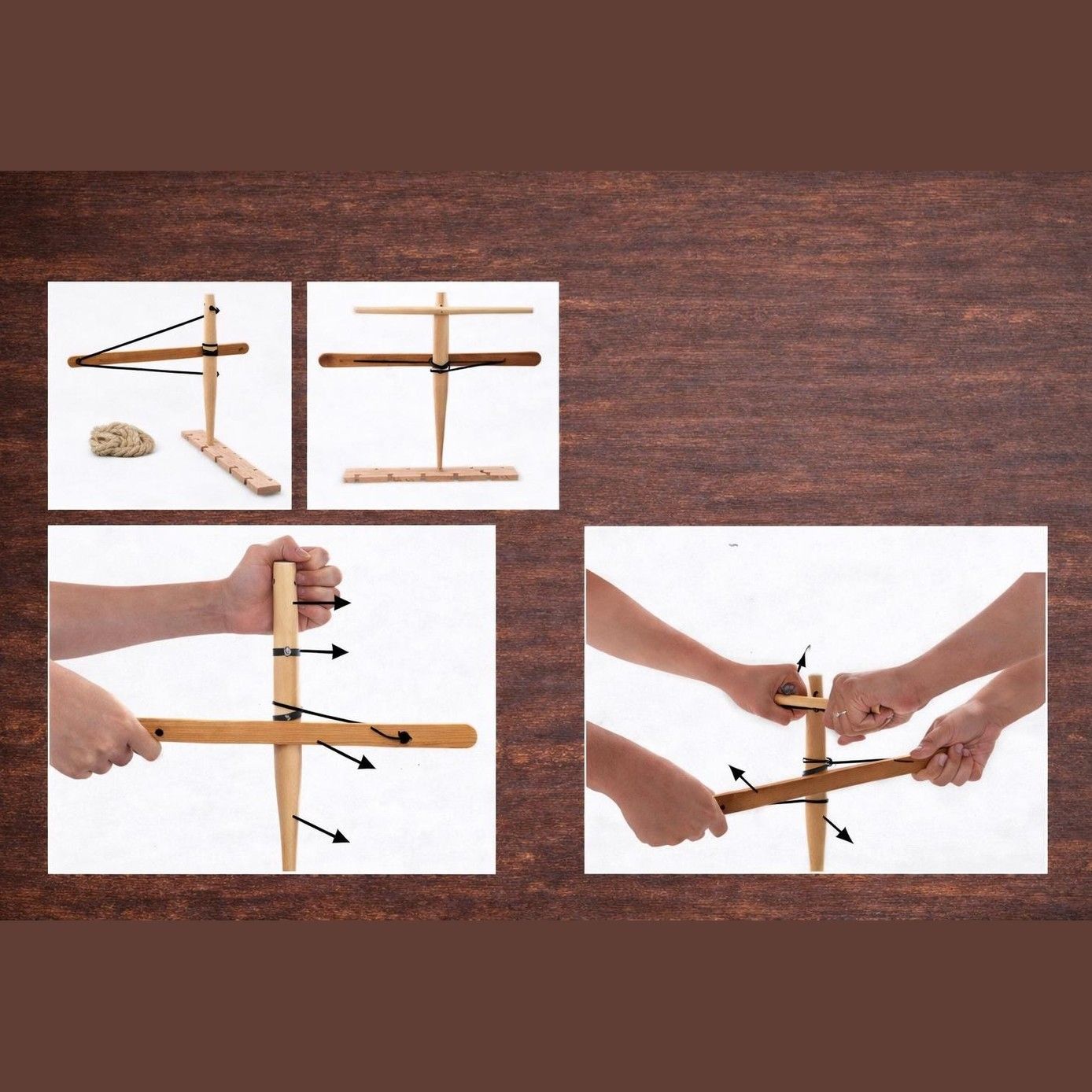 Bow Drill Fire Starter Kit – Primitive Fire Making Set for Bushcraft, Survival & Outdoor Camping