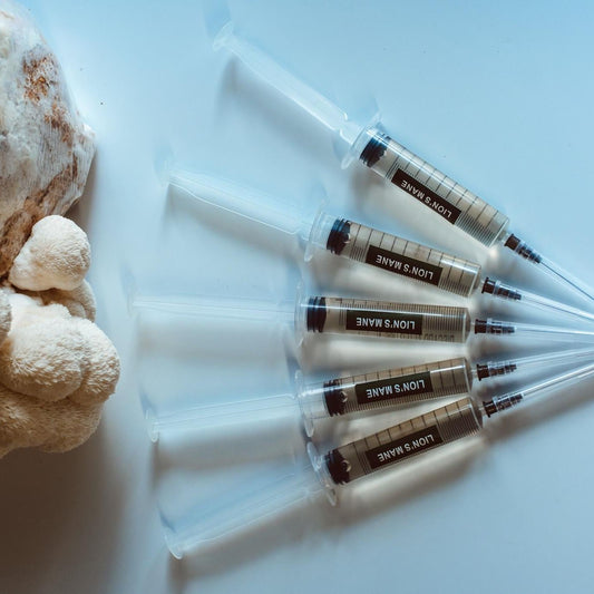Lion’s Mane Liquid Culture Syringes 10x10ml | Hericium Erinaceus | Home Mushroom Growing Kit Fungi Mycology Beginner Garden Kit