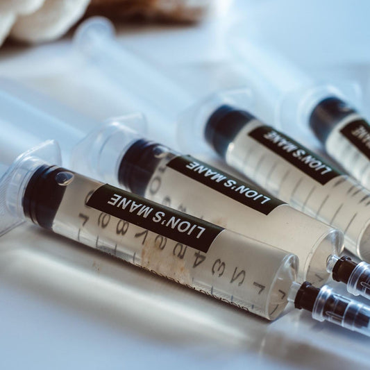 Lion’s Mane Liquid Culture Syringes 10x10ml | Hericium Erinaceus | Home Mushroom Growing Kit Fungi Mycology Beginner Garden Kit