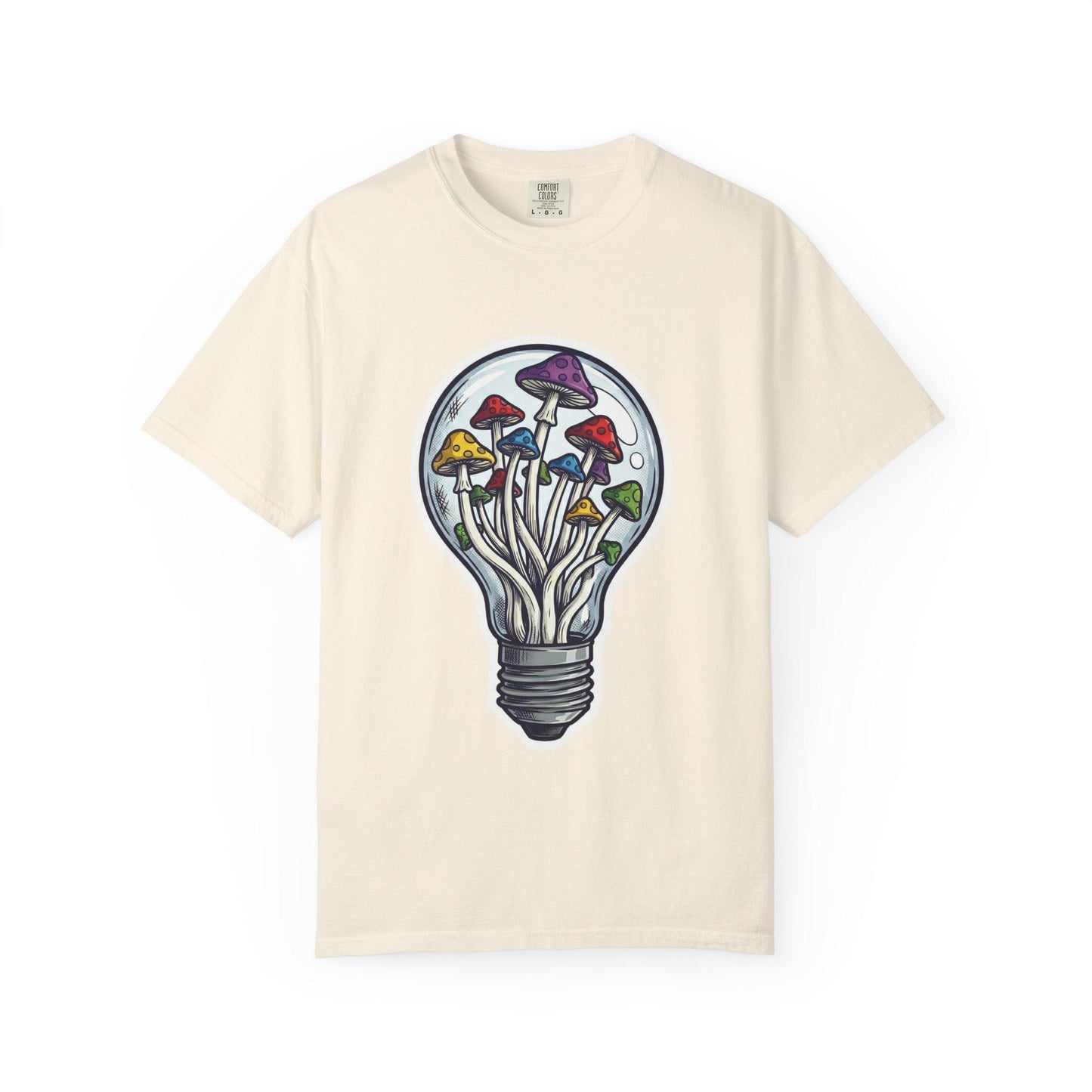 Unisex Mushroom Tee | Fungi Art Mycology Magic Mushroom Gift Gardener | Mystical T-Shirt Mushroom Aesthetic Lover Gardening Shirt Mycology