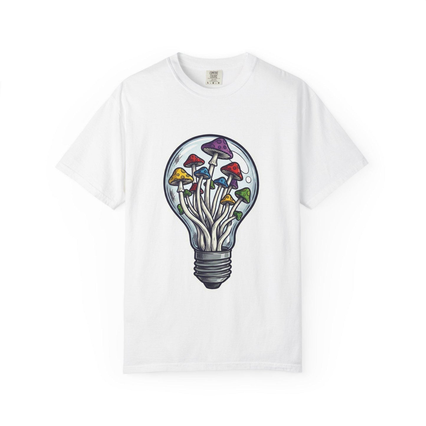 Unisex Mushroom Tee | Fungi Art Mycology Magic Mushroom Gift Gardener | Mystical T-Shirt Mushroom Aesthetic Lover Gardening Shirt Mycology